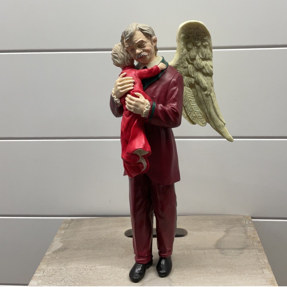 House of Lloyd 2000 Christmas Around the World Angel Grandfather Child Figurine
